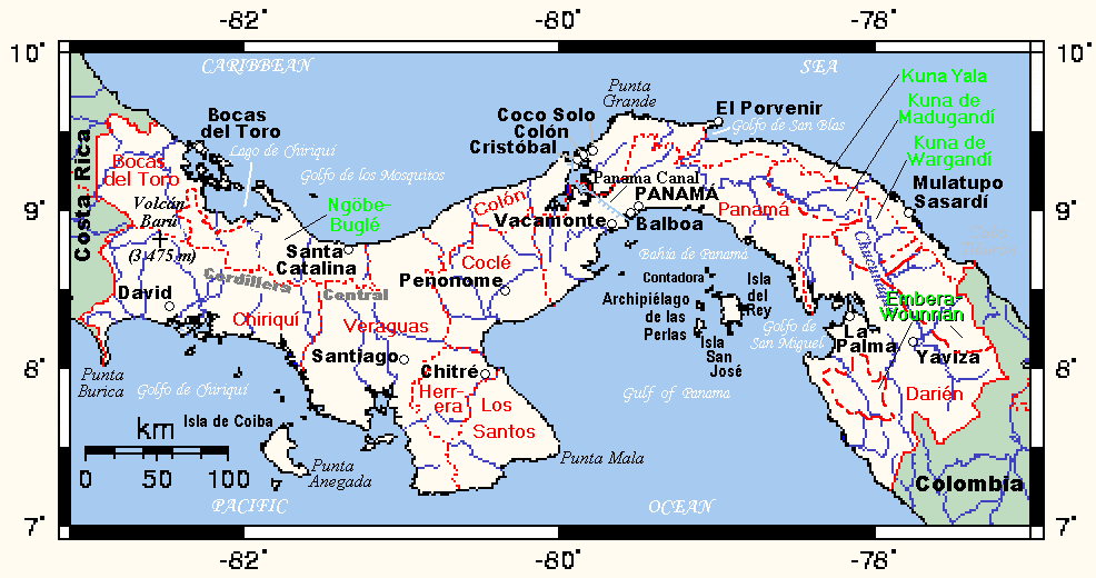 panama map