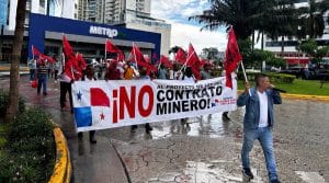 protests panama mining protests panama mining