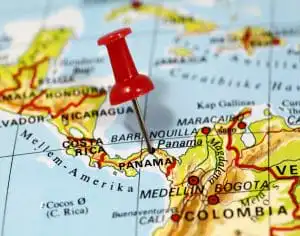 Panama Map pin